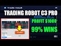 No Loss - Profit $1000 - 99% Wins || Trading Robot In Expert Option