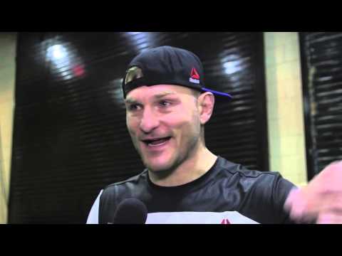UFC 195: Stipe Miocic Backstage Interview