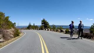 Cadillac Mountain to Bar Harbor virtual cycling April 2019