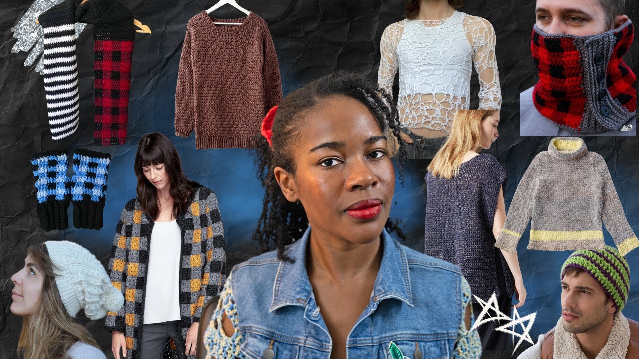 20 GRUNGE Aesthetic Crochet Patterns (soft grunge / free 
