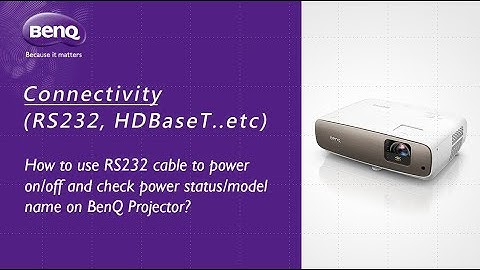 [BenQ FAQ] Projector_How to use RS232 cable to do volume control and sound control on projector