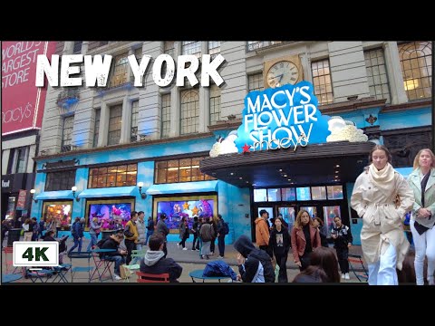New York, الولايات المتحدة | جادة 6th | جولة مشي 4K