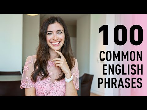 अंग्रेजी में 20 मिनट में 100 सामान्य वाक्यांश सीखें