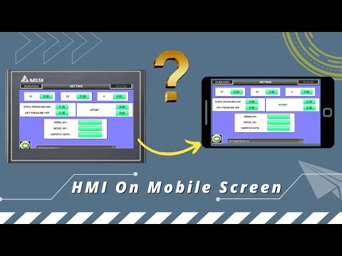 Delta HMI Screen On Mobile Through WiFi