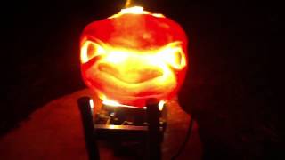 Pumpkin carving, cartoon character