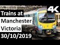 Trains at Manchester Victoria 30/10/2019