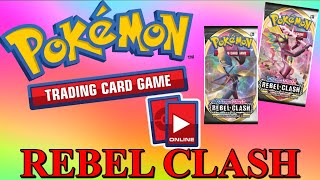 POKEMON TCGO: Opening Rebel Clash BOOSTERS
