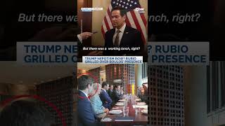 Trump Nepotism Row Rubio Checkmated On Son-in-Law's Presence