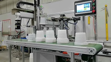 Automatic assembly and stacking integrated machine for plastic bucket handles - Taiyuan