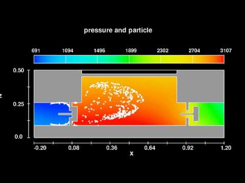 Piston Pump - Fluid Structure Interaction Simulation