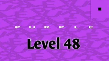 "Purple Game Level 48 By Bart Bonte: Mind-Bending Puzzles & Colorful Challenges!" Walkthrough