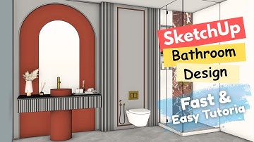 SketchUp Badkamerontwerp – Snelle en gemakkelijke tutorial