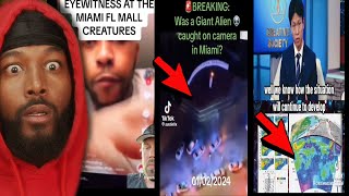 Creepy and Scary TikToks With 10Foot Aliens Invading MIAMI That Might Change ur Reality | REACTION