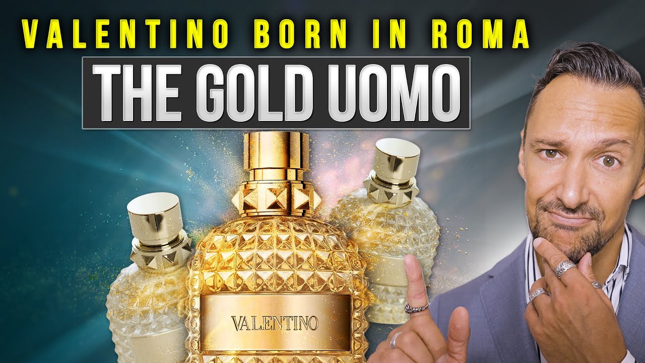 Valentino Born in Roma The Gold Uomo! New 2024 Men