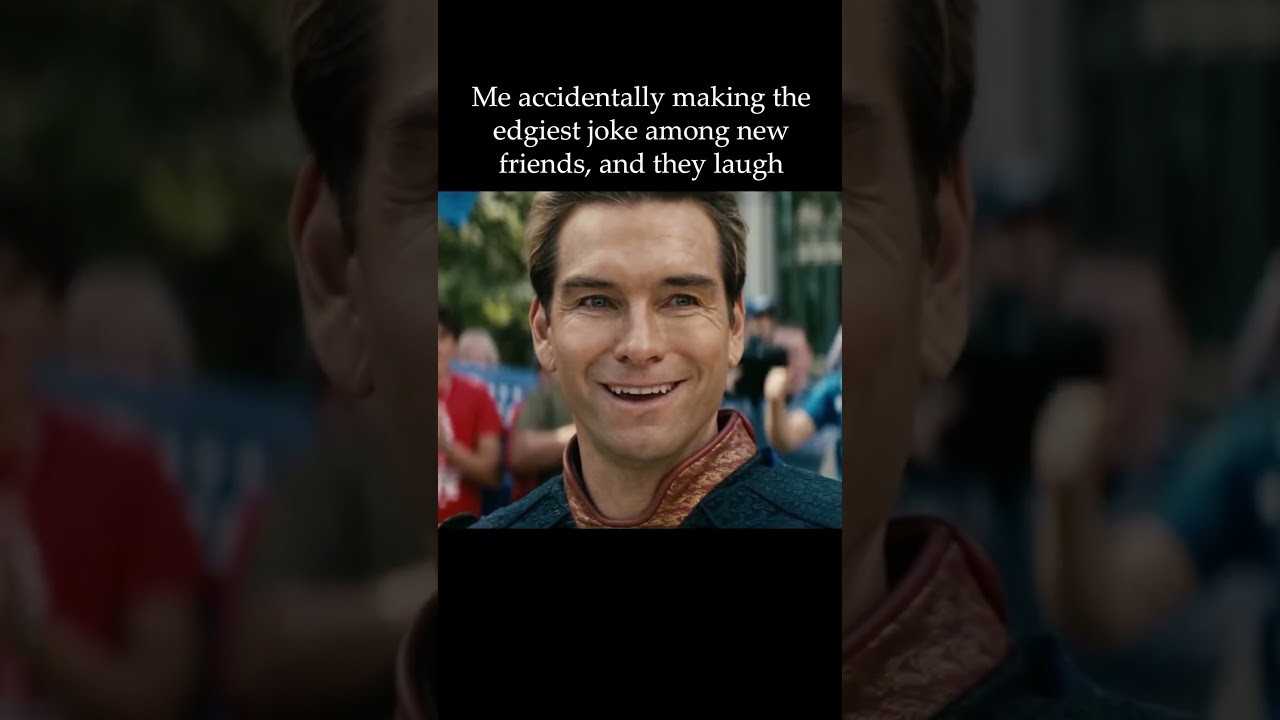 When you make the edgiest joke 😅