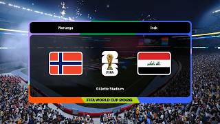 FIFA WORLD CUP 2026 - Noruega vs Irak - Fase de Grupos - Dream Patch PES 2021