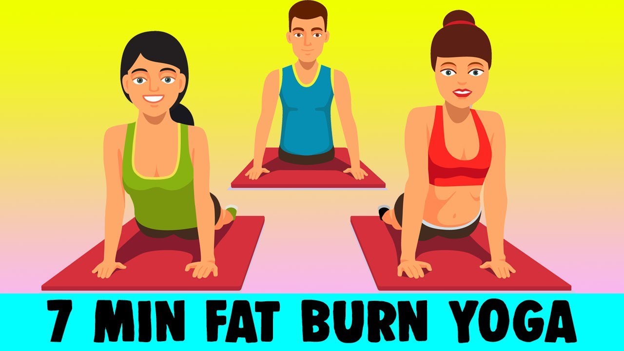 7 Minute Yoga Fat Burn Easy Poses At Home YouTube