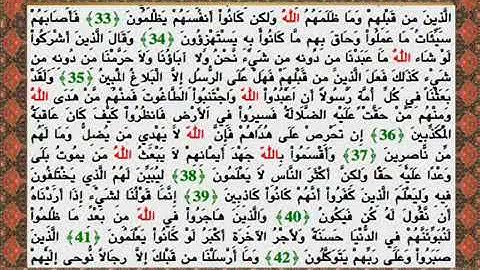 ‫سورة النحل كاملة بصوت  القارئ شهريار