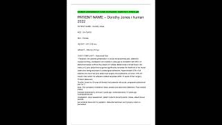 IHUMAN ASSIGNMENT CASE SCENARIO; DOROTHY JONES pdf