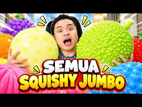 BELI SEMUA SQUISHY JUMBO🥳!! SEMUA YANG BESAR2!! KORANG NAK? 😉