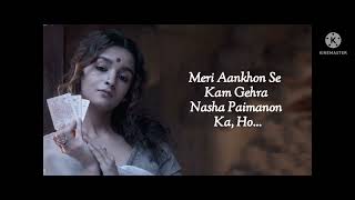 Meri Jaan (lyrics) - Neeti Mohan | Ghangubai kathiyawadi | Sanjay Leela Bhansali | Alia Bhatt