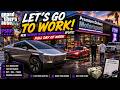 🥇 GTA 5 MODS LET'S GO TO WORK | NEW PREMIUM DELUXE MOTORSPORTS UPDATE! FULL DAY OF WORK