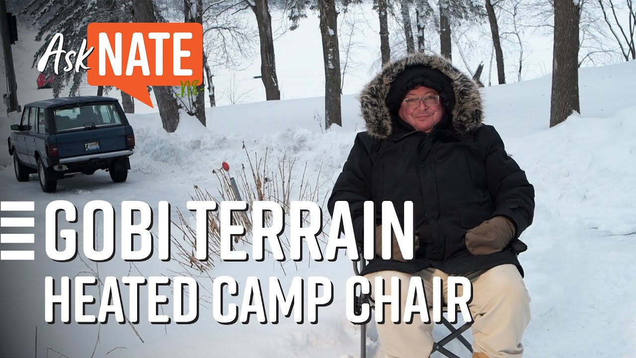 I♥RVing Gear Review Gobi Terrain Heated Camp Chair YouTube