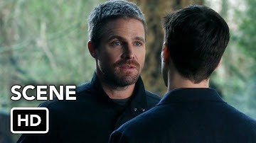 The Flash 9x09 "Oliver and Barry Team Up" Scene (HD) ft. Stephen Amell