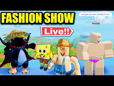 Roblox FASHION SHOW LIVE.. (Winner Gets Robux Codes) | Roblox Jailbreak - Roblox FASHION SHOW LIVE.. (Winner Gets Robux Codes) | Roblox Jailbreak