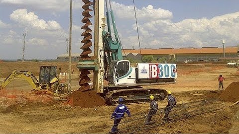 PILE FOUNDATION | BORED PILE || Cast-in-situ Pile | Piling Rig |