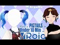 Ponytails and Pigtails in Vroid!
