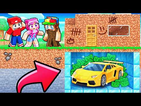 Pretending To Be POOR To Prank My Friends In Minecraft!