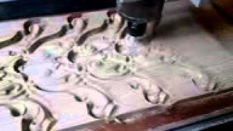 Omni 0615 cnc router do solid wood mold 5