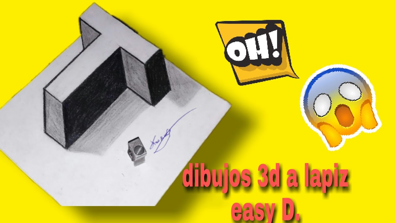 Como dibujar letra T en 3D facil - thptnganamst.edu.vn