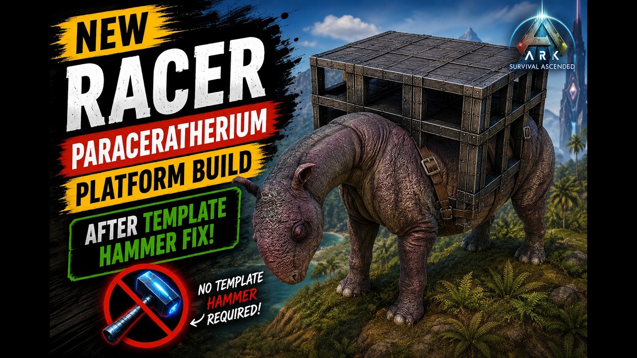 [ARK ASCENDED] NEW ILLEGAL RACER WORKS AFTER TEMPLATE PATCH - YouTube