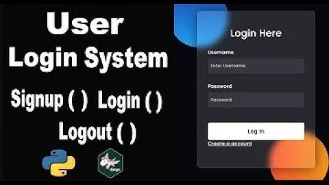 How to Create a Login System in Python using Django | User Registration Sign Up|Step-by-Step [HINDI]
