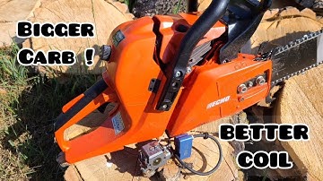 Echo CS590, simple bolt on upgrades for more power!!