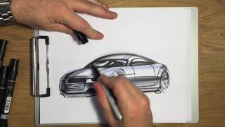 Audi Tt Sketch By Michael Ditullo