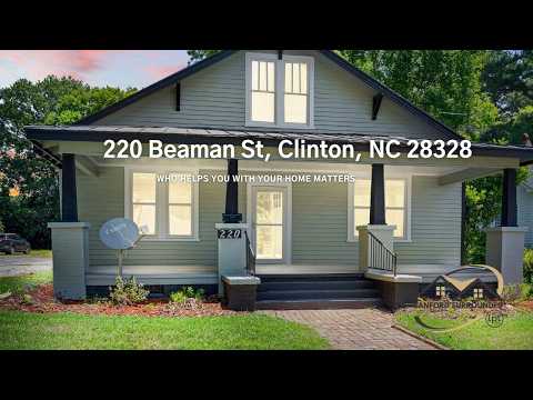 220 Beaman St, Clinton, NC home video tour