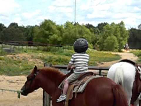 Maddox Riding Bruce the Horse #2