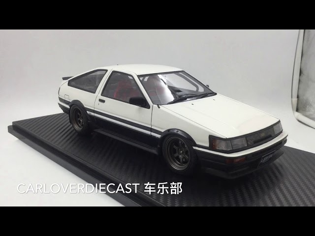 IG MODEL 1:18 Toyota Corolla Levin (AE86) 3Door GT Apex White