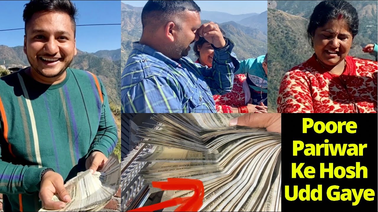 40,000rs Surprise, I travelled 600KM To Help This Family ❤️ Poora Pariwar Ro Pada💰 