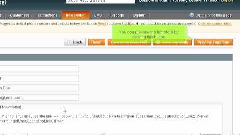 How to send and manage newsletters in Magento Commerce - Magneto Tutorial