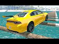 Timber On Water At 200 KM/H - BeamNG Drive Car Crashes Compilation | Good Cat