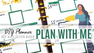 Plan With Me Using Journaling Stickers DIY Planner Weekly Setup