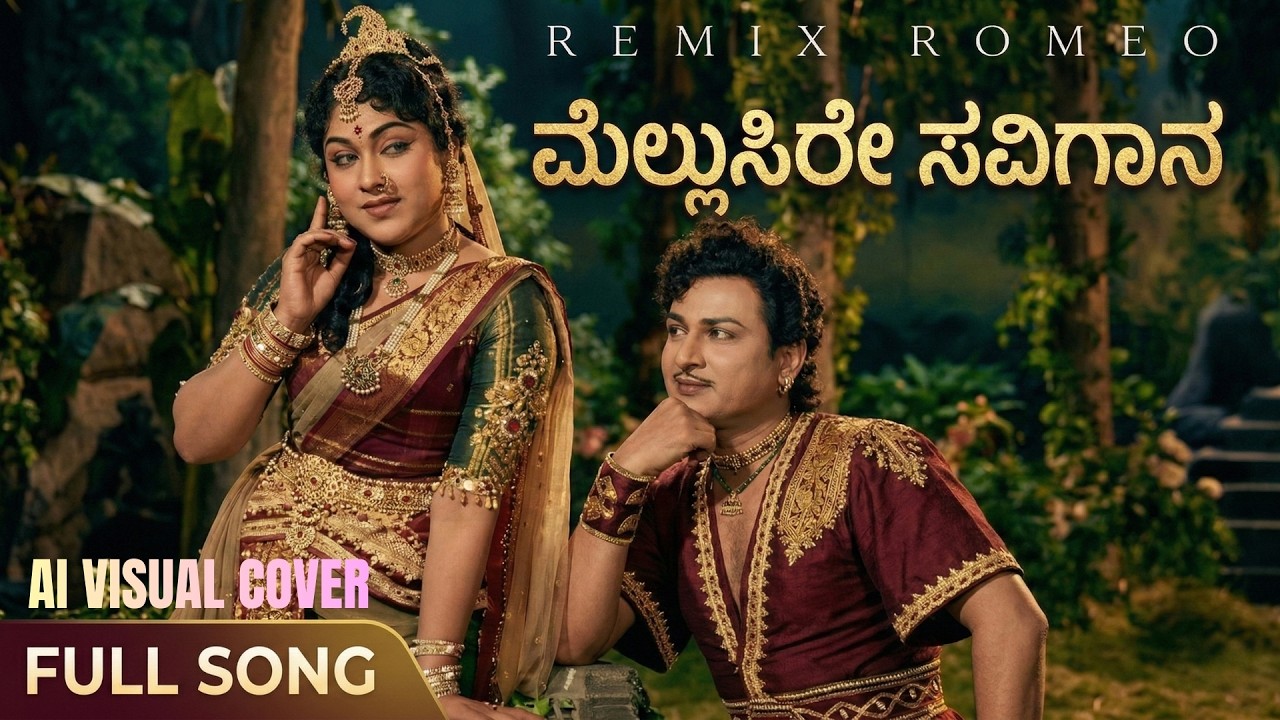 Mellusire Savigana - Remix Romeo - AI Visual Cover Song - Veera Kesari (1963)