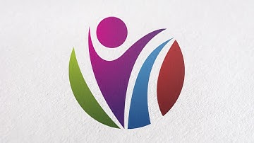 Adobe illustrator Tutorial | Best Circle Logo Design Tutorial | 2D People Logo Design Tutorial