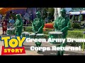 Green army drum corps returns to toy story land at disneys hollywood studios