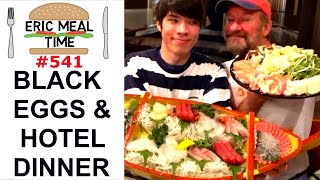 Amazing Black Eggs & Hotel Dinner at Hakone, Japan - Eric Meal Time #541