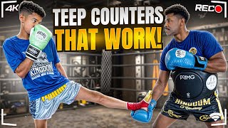 How to Counter the Muay Thai Teep: Techniques & Strategies!